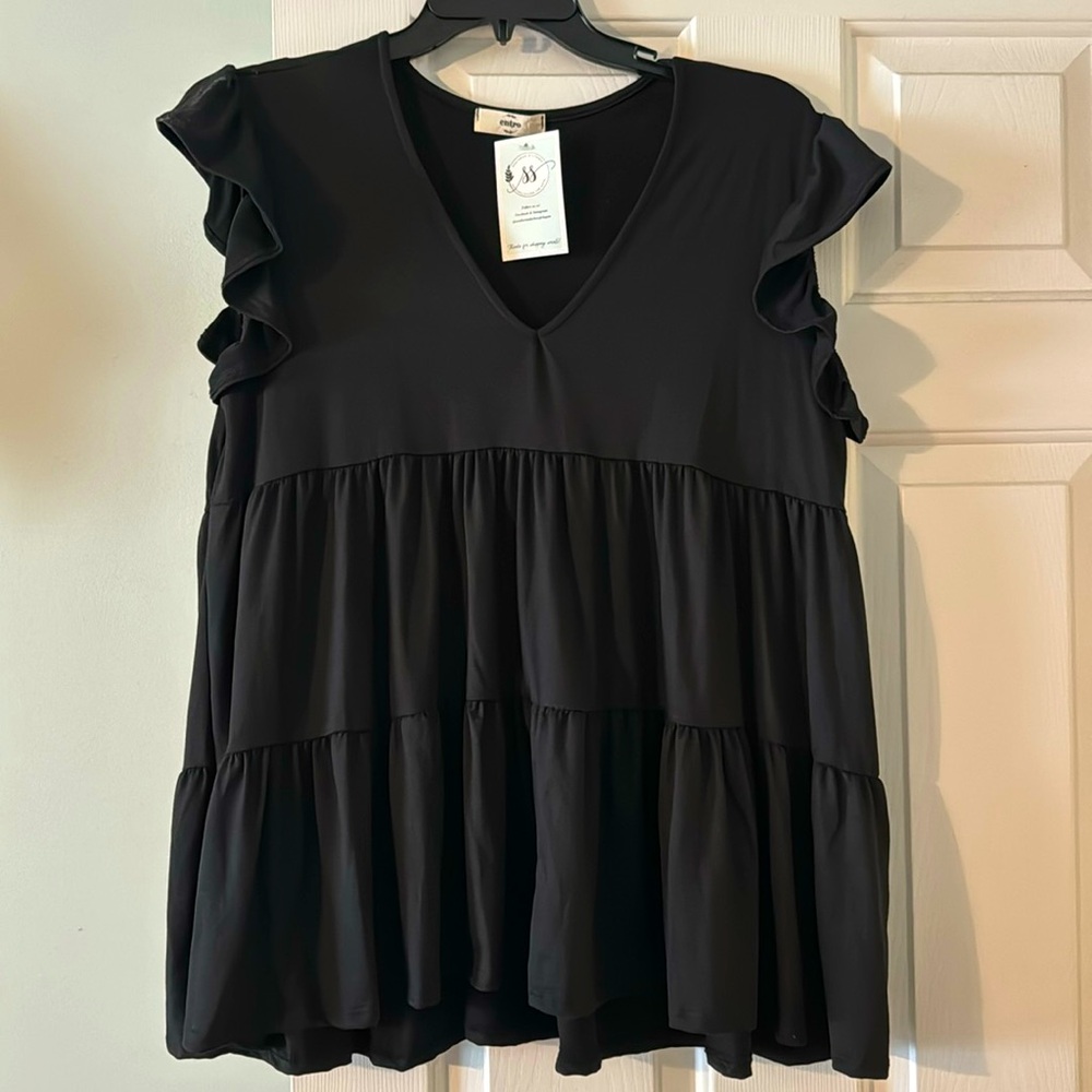 NWT black blouse